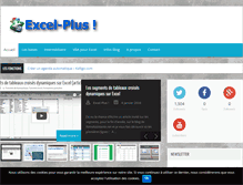 Tablet Screenshot of excel-plus.fr